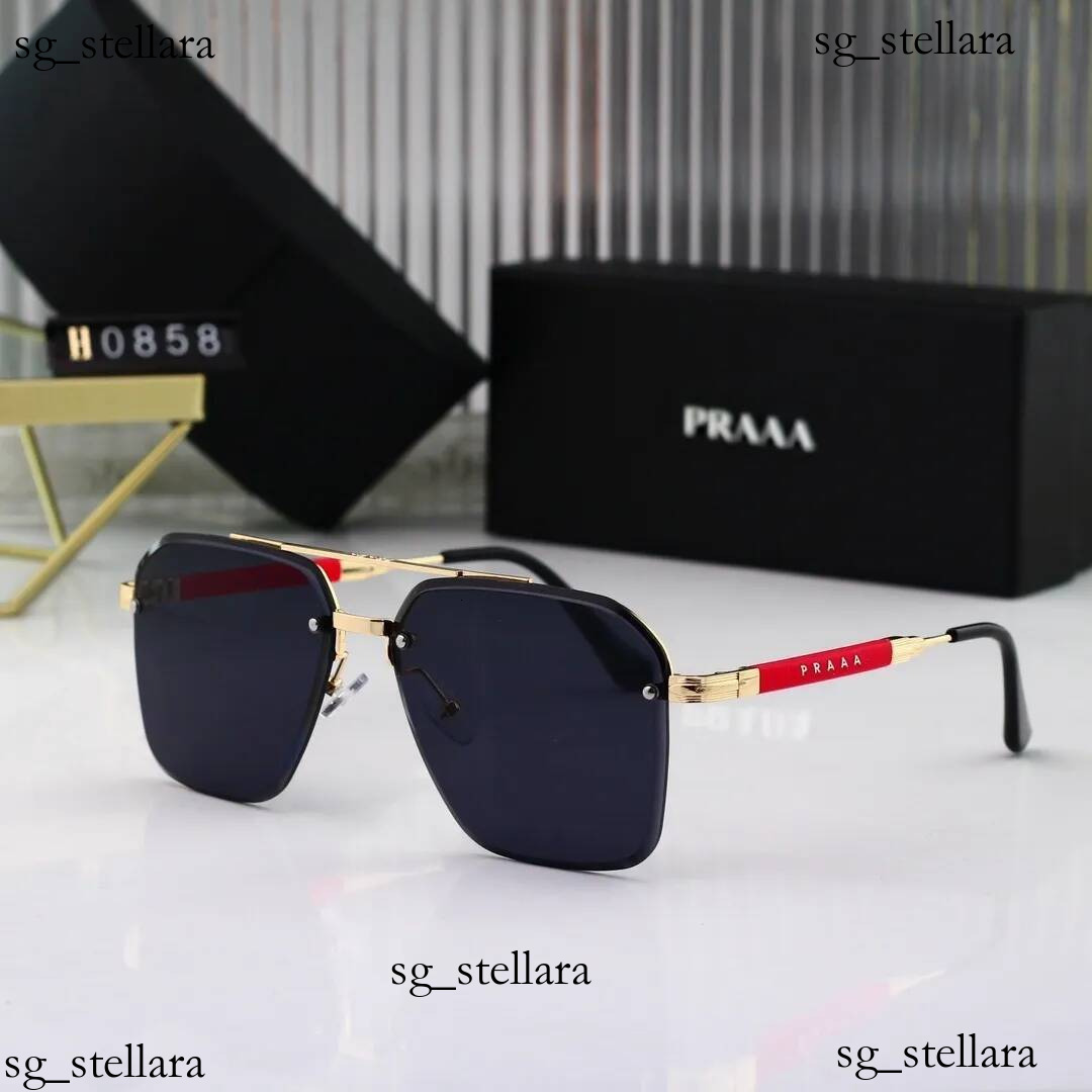 0858 Top lunettes de soleil de luxe designer femmes hommes portant la mode vente chaude lunettes senior pour femmes lunettes cadre vintage métal