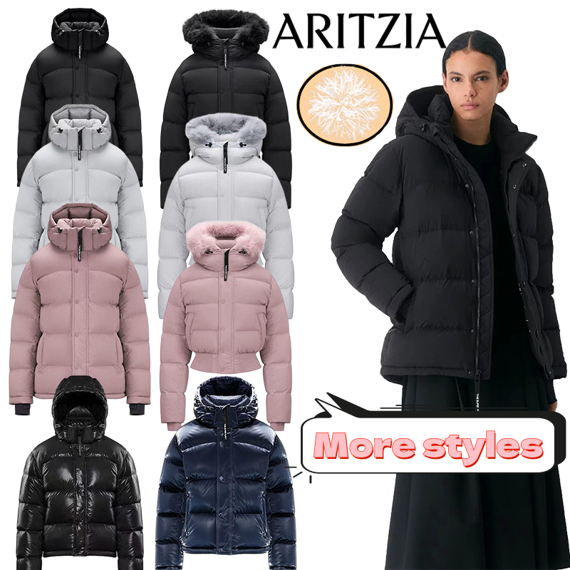 Designer Aritzia Down jacket Thick down jacket Women thick short winter warm casual outdoor down coat Classic stylish fluffy cotton women style