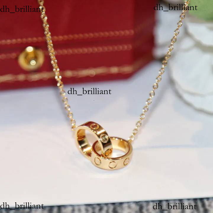 Necklace necklace luxury designer bicyclo jewelry women diamonds love metal chain thin letter pendant charm necklaces Valentines Day gift Hot
