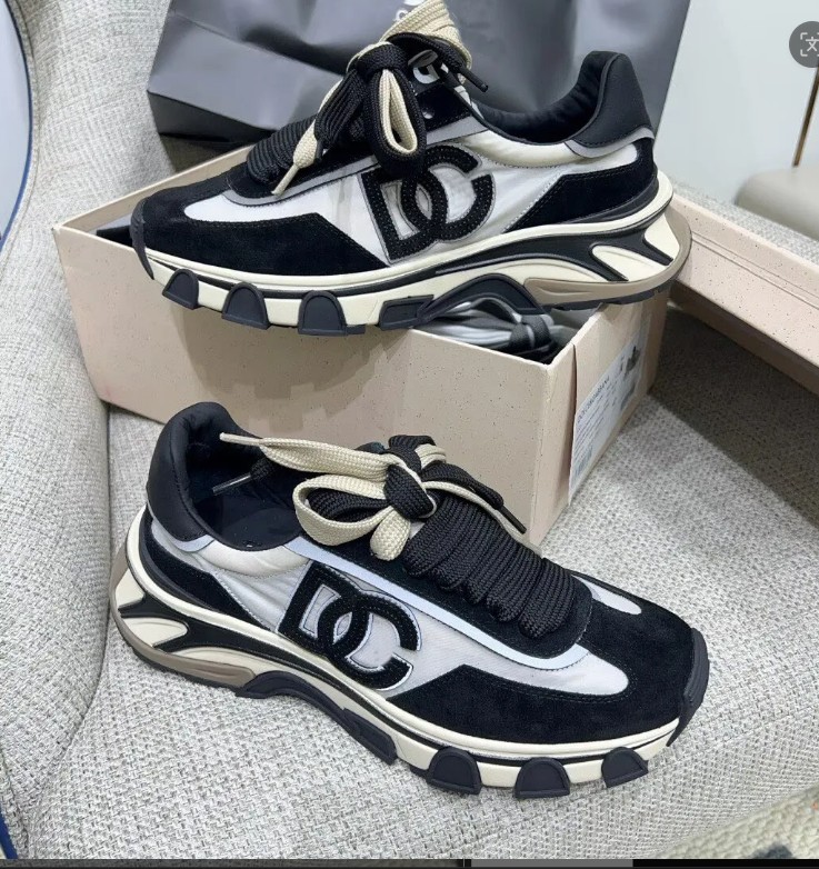 AA Top Quality Men's Country Road Sneakers Nylon & Calfskin TPU Phylon Outsole Runner Sports Suede-trimmed Chunky Soles Platfrom Casual Walking