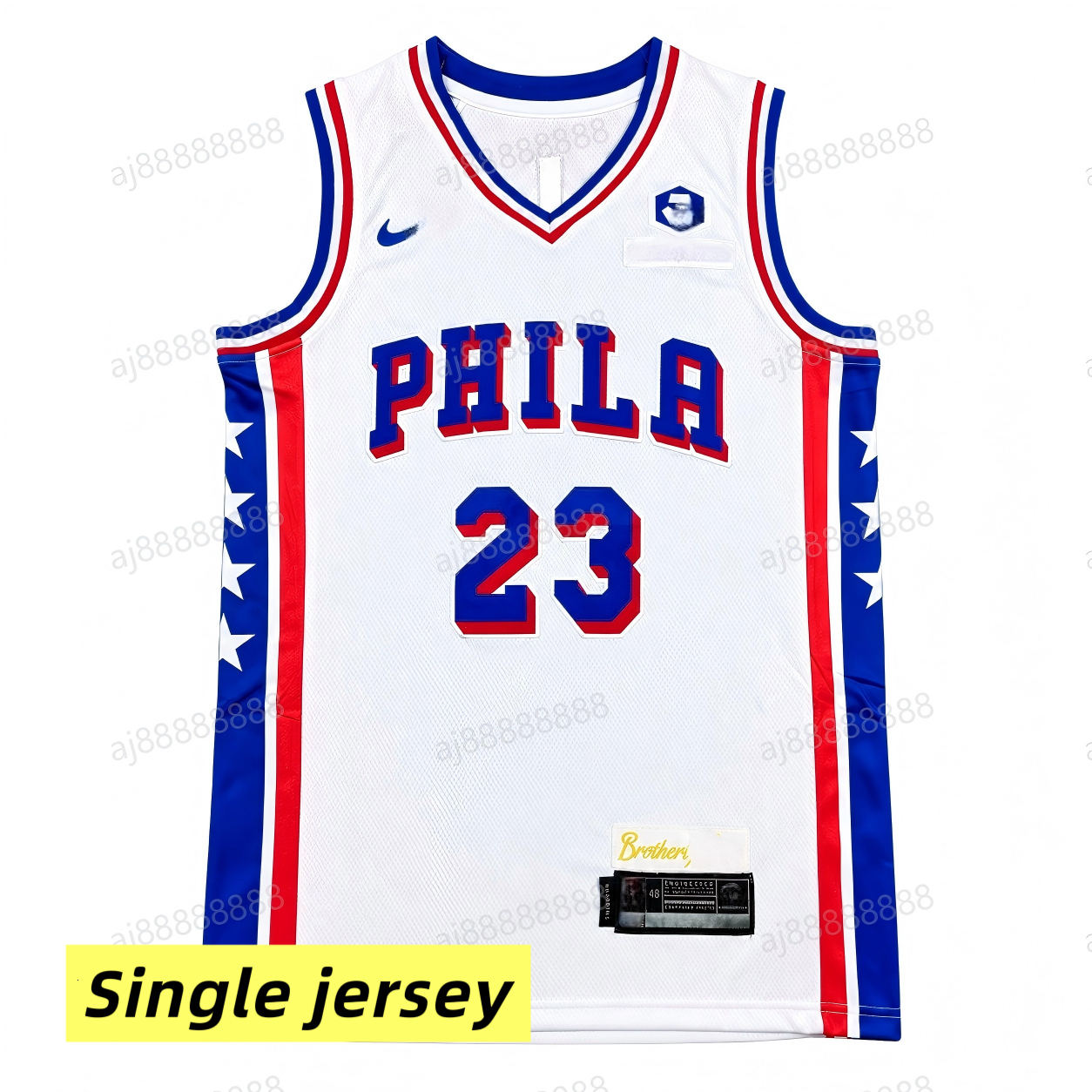 LeBron #23 Embroidered Basketball Jersey Men White Mesh Sleeveless Sports Uniform American Retro Quick Dry Breathable European Size