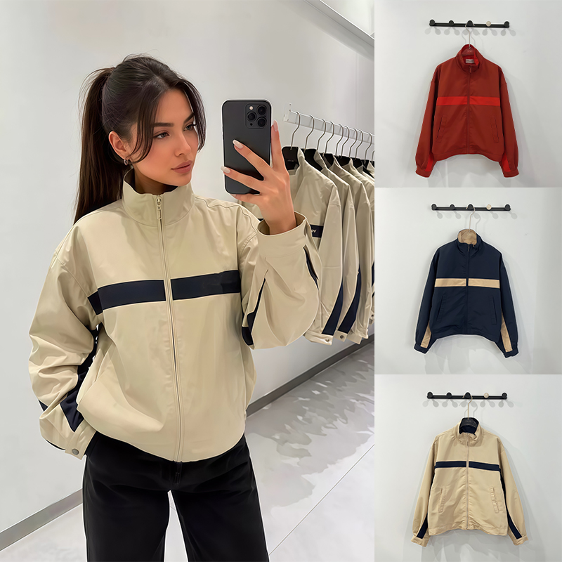 cassander jacket men designer jacket embroidered letters print hoodie stand collar jacket men streetwar jacket fashion mens women windbreaker coats