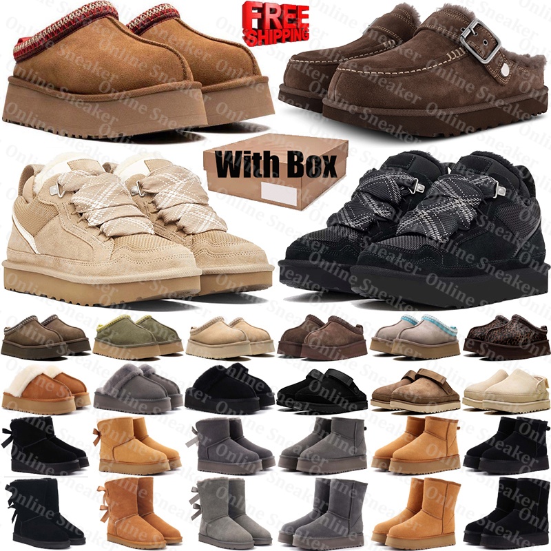 Free Shipping Designer uggswomens uggsman tasman boots booties Shoes winter for mens womens Autumn fur heel sneakers australia over the knee snow hi