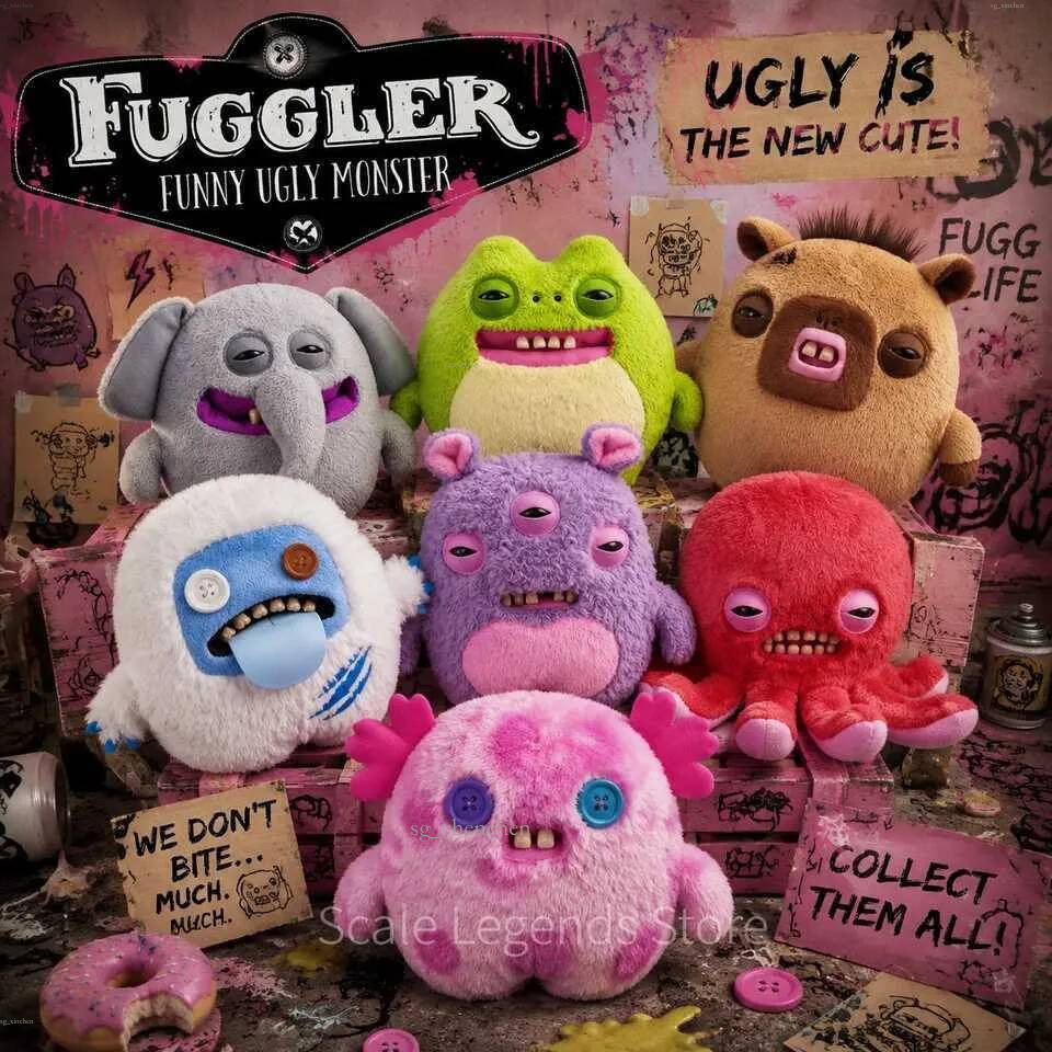 Fuggler 38cm Big Chunky Fuggs Funny Ugly Cute Monster Toy Stuffed Doll Novelty Trending Plush For Collectors Bedroom Decor T260927
