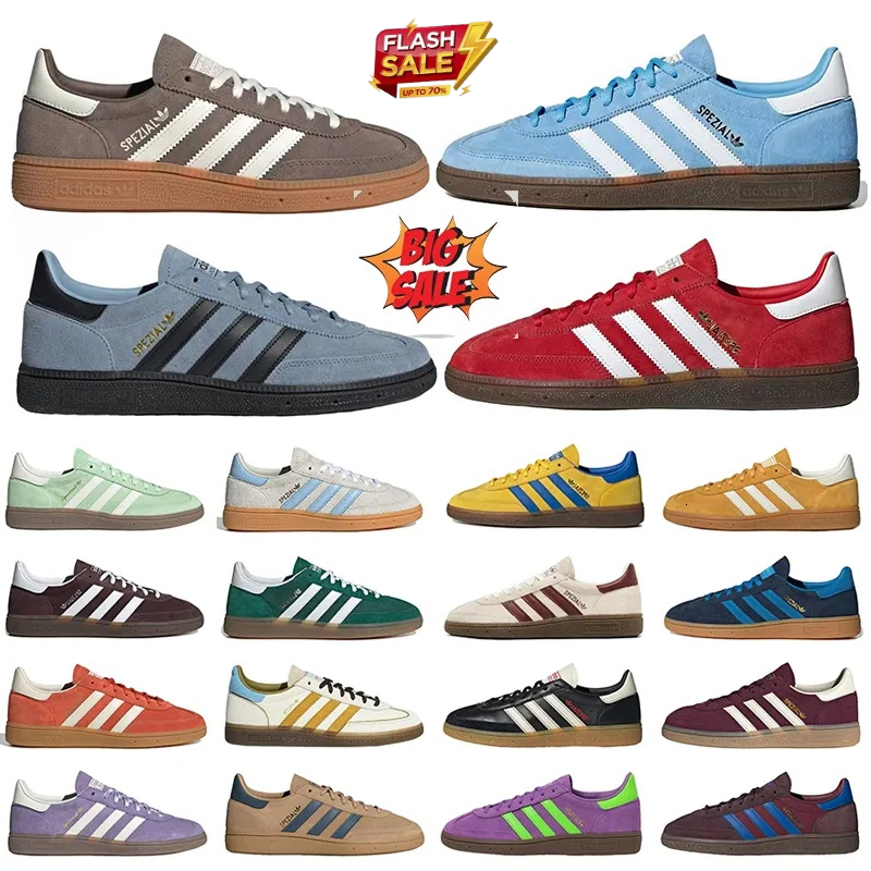 adidas Spezial casual shoes sneakers Low Top Skate Synthetic Upper Rubber Outsole Up designer Footwear White Trainers shoe women chaussure 36-45