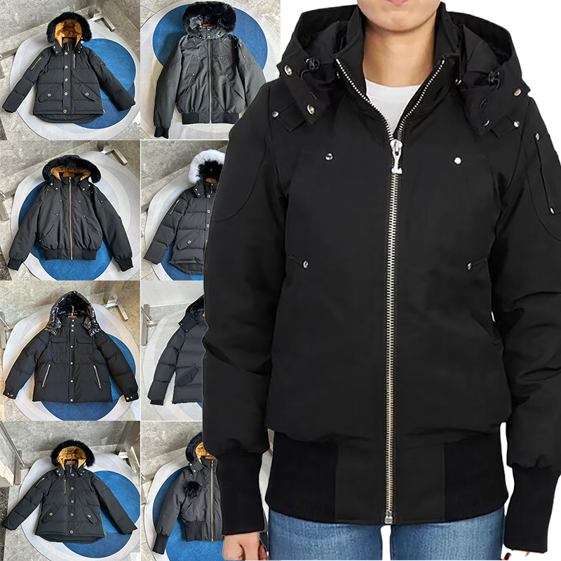moooses bomber jacket 10A mens doudoune winter thick windproof waterproof mens down jacket women down jackets outdoor fashion puffer jacket womens w