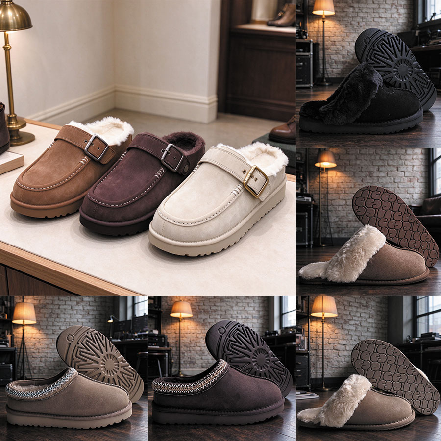 Designer boot Goldenstar Evelina Clog Slippers Clogs Hi Slides Dad Sandal Golden star Beach Women Men Tazz Tasman Fall Driftwood Chestnut Sand Winte
