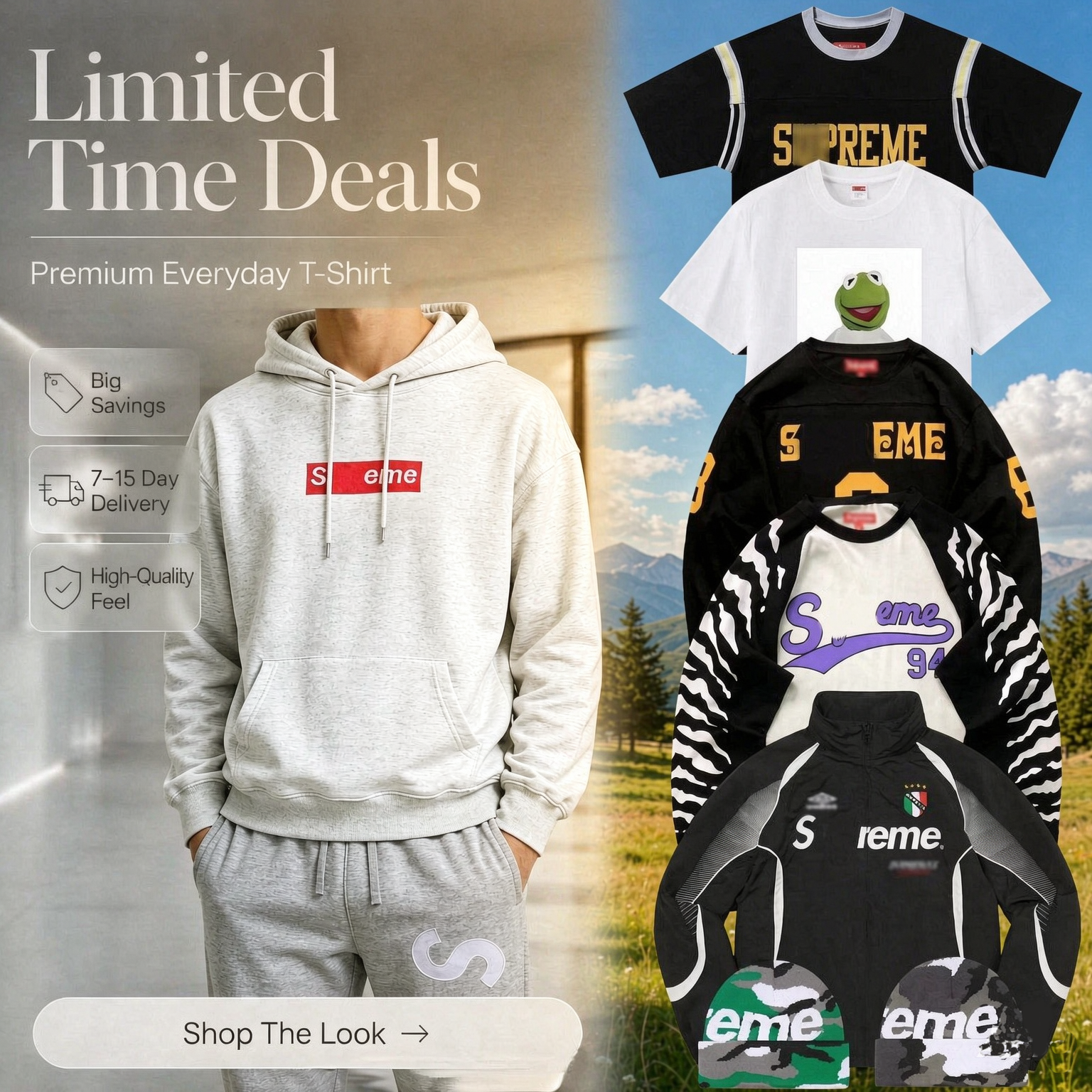 supr hoodie 2026 New tracksuit Designer shirt supr sweat pants Men's American Street Style Hoodie Letter Embroidery Y2K outerwear