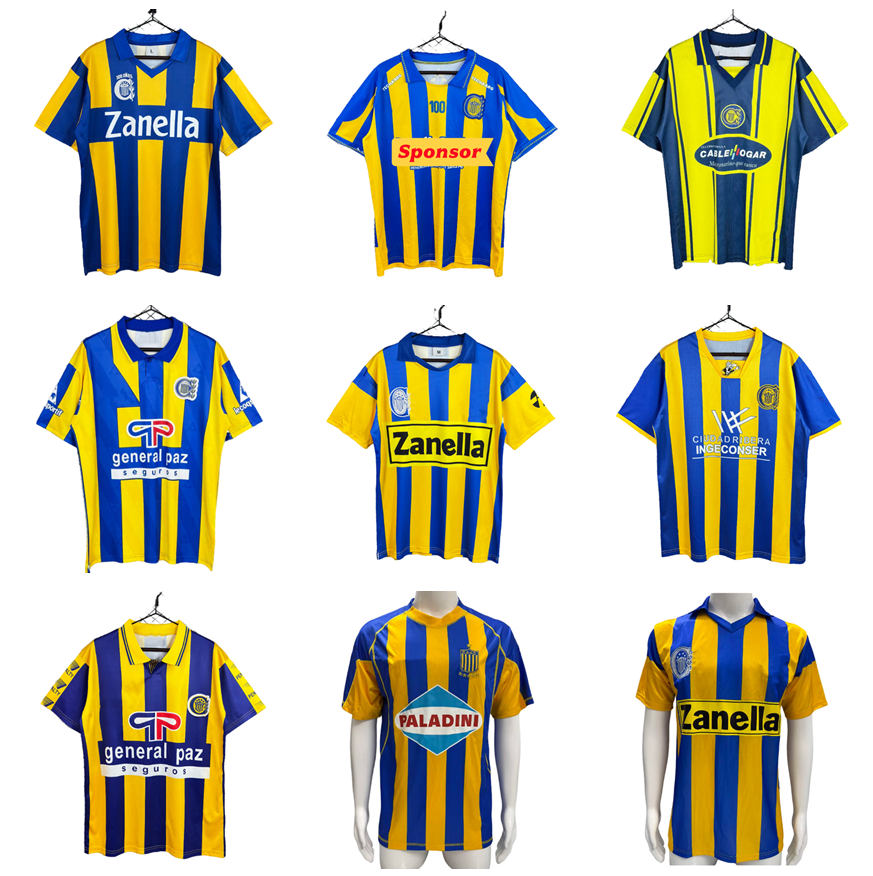 2026 2027 Rosario Central Soccer Jerseys Rétro 1995 1996 1998 1999 2006 2007 100e Coronel Malcorra Campaz Ferreira Duarte Giaccone 25 26 27 Maill