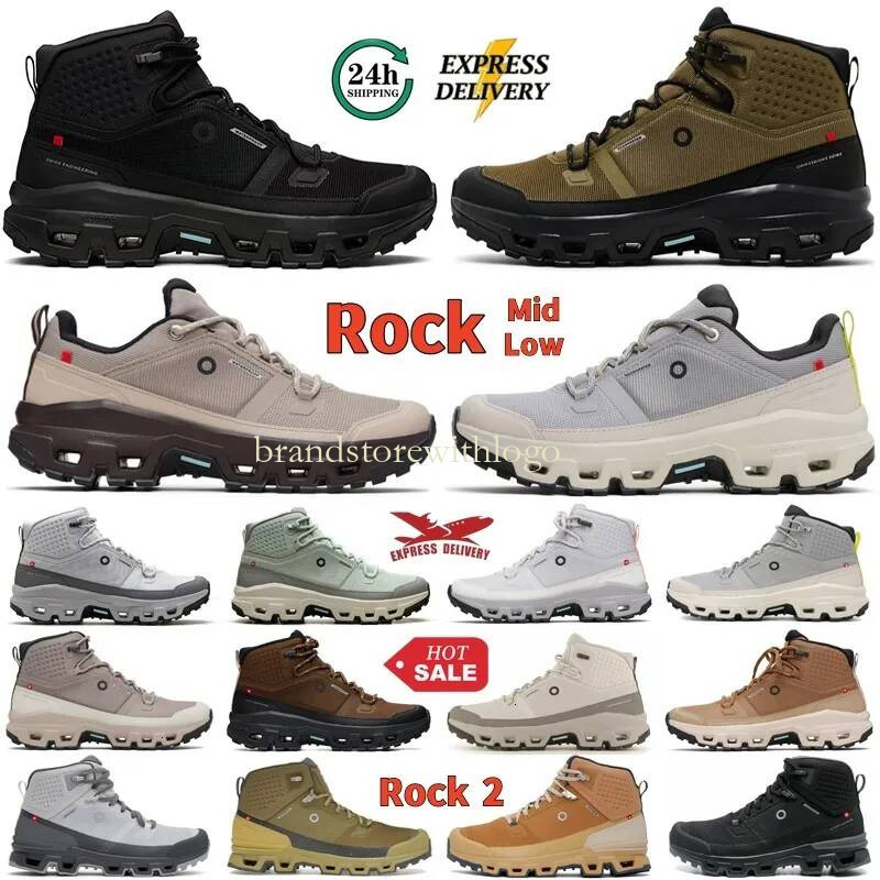 Designer Hiking Boots OC Cloudrock Mid WP 2 Low Trek Mens Womens Sneakers Outdoor Shoes Triple Black Eclipse Cinder Hunter Glacier Grey Platform Tra