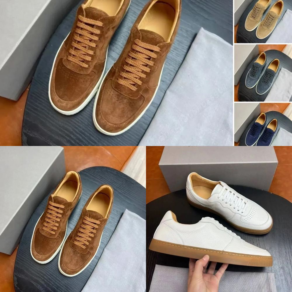 Sneaker Designer Luxury Mens Brown Suede Lace Up Casual Sport Shoe Fashion Comfort Quality Modern Stylish Trendy Outdoor White Black Street Gym Foot