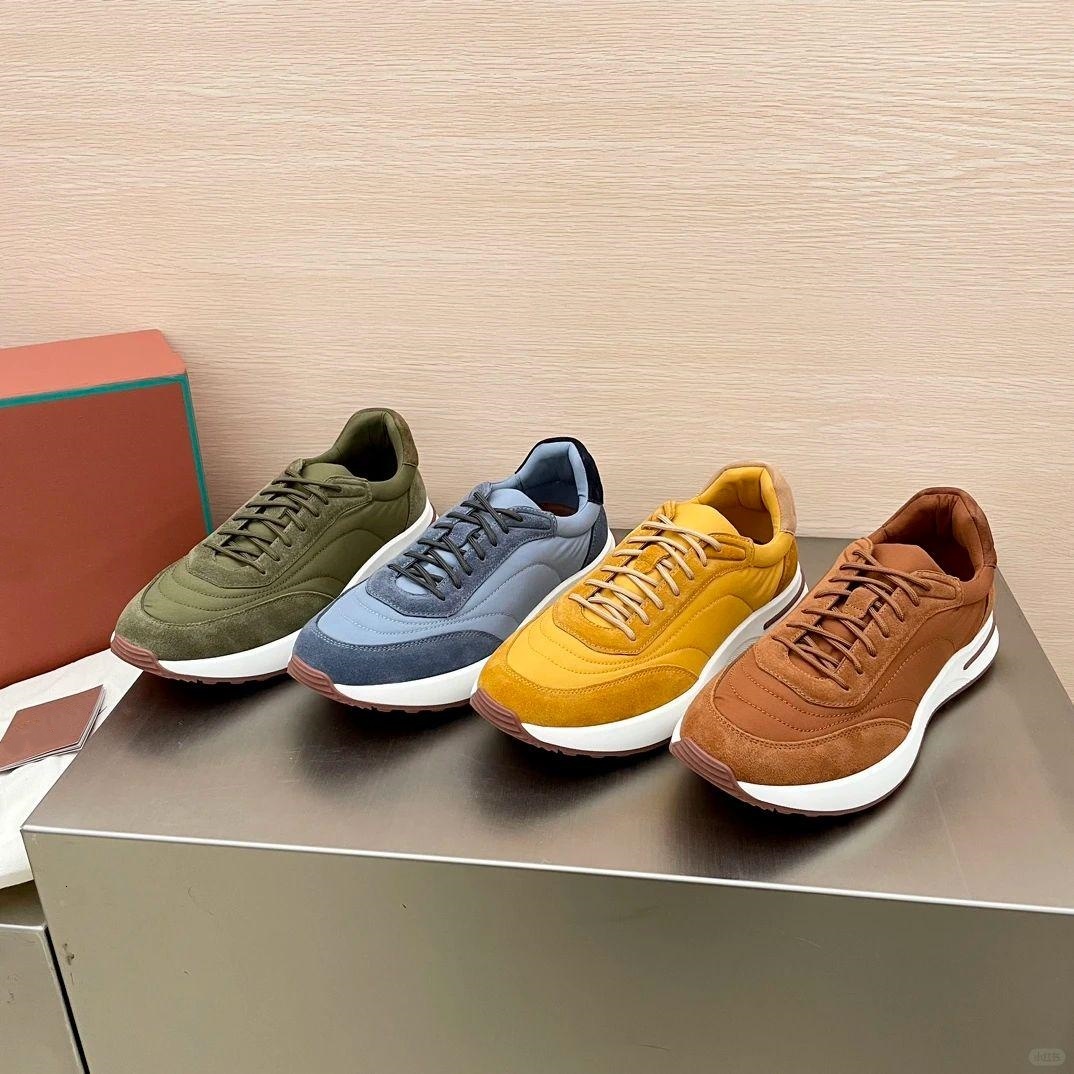 Top quality tennis walk winter sport shoe Designer sneaker Men suede leather skateboard dress athletic casual Luxury Run shoe Outdoor Travel basketb