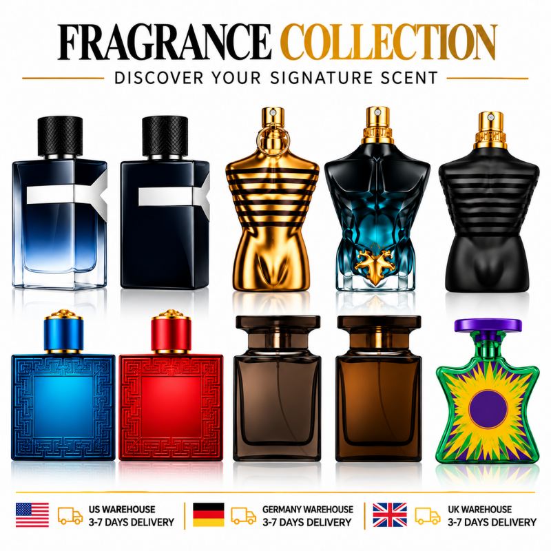 Designer Men's Woody Leather Fragrance Collection Long Lasting Luxury Eau de Parfum Aromatic Amber Spicy Scent High Quality Perfume Free Shippi