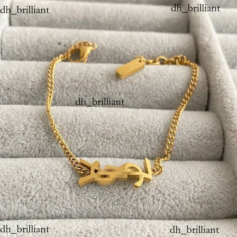 Collier de styliste de luxe couleur or, pendentif Simple avec lettre Y, Bracelet de Couple, bijoux à la mode pour femmes et filles, tendance