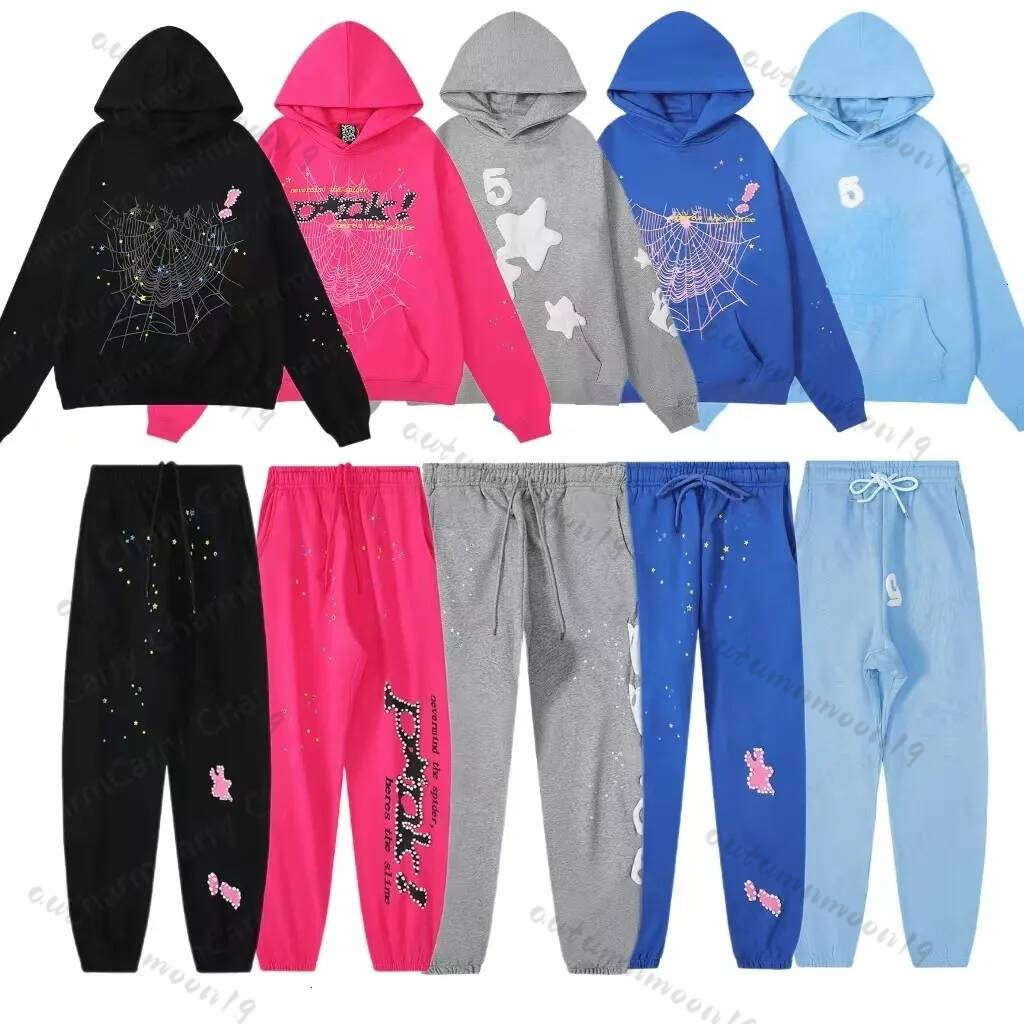 Spiderhoodie High Quality Designer Men Web spider Hoodie Sweatshirt Mens Pullover Women Fashion Loose Sweatshirts Sweatpant Man Casual Letter Printe