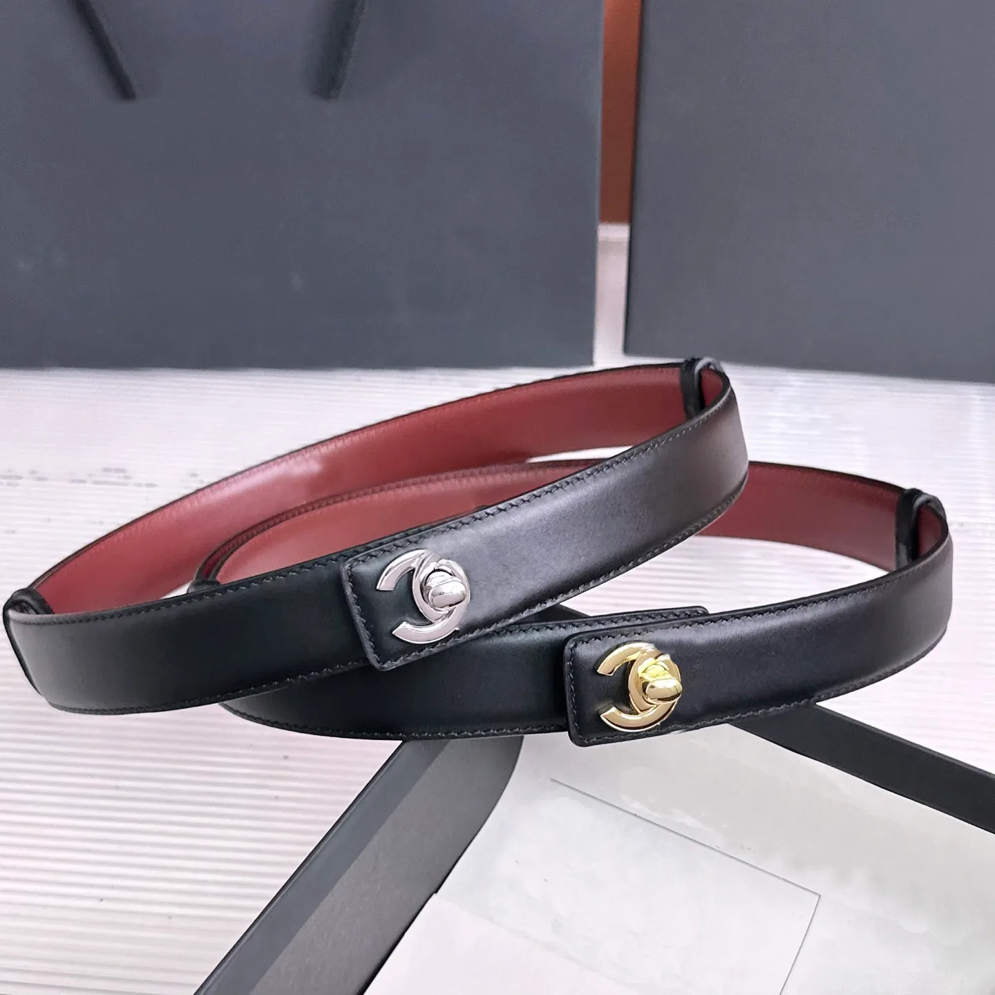 belt designer belt for women12A genuine leather caviar 2026 new letter 2.5cm high quality luxury buckle women skirt dress pants daily outfit christm