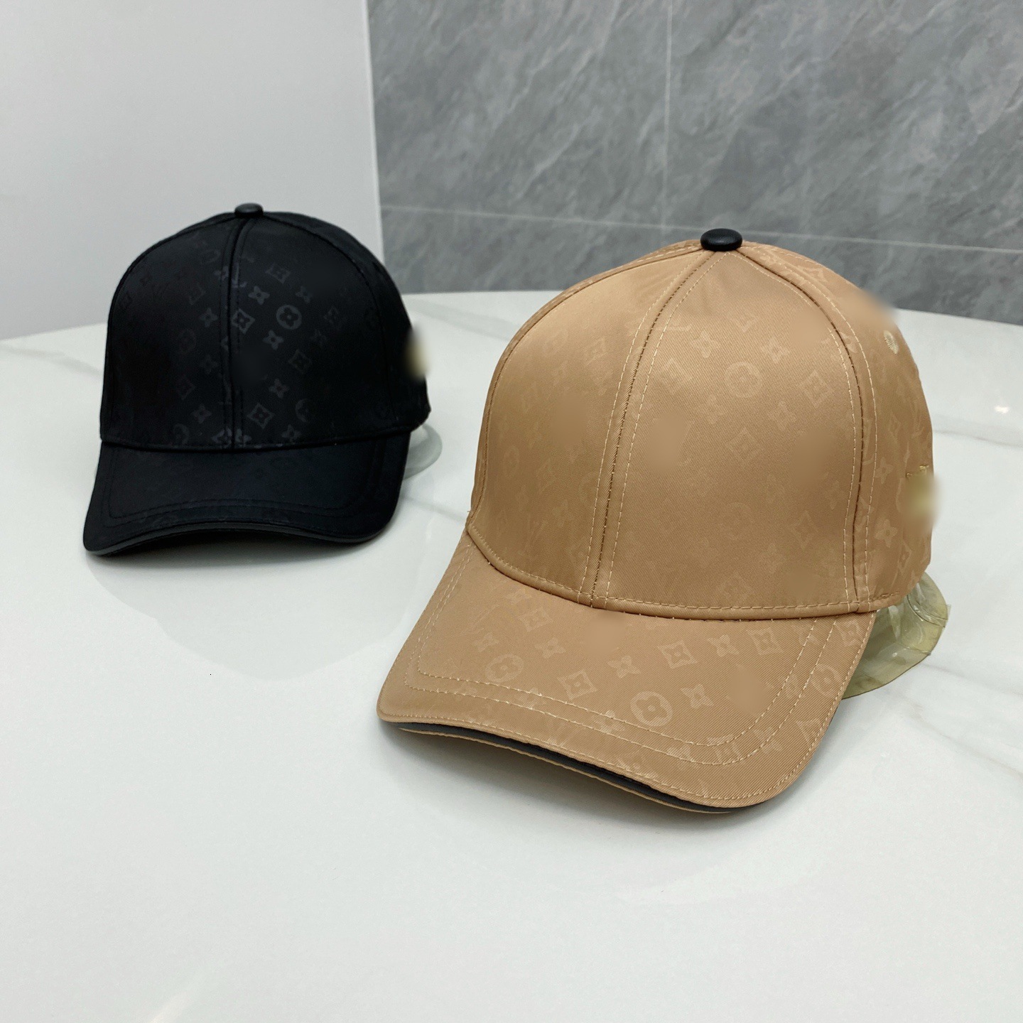 V Hats Designer Beanie Baseball Hat For Man Woman New Full-Print Old Flower Letter Baseball Cap Duckbill Cap Unisex Fashion High-Quality Sun Hat