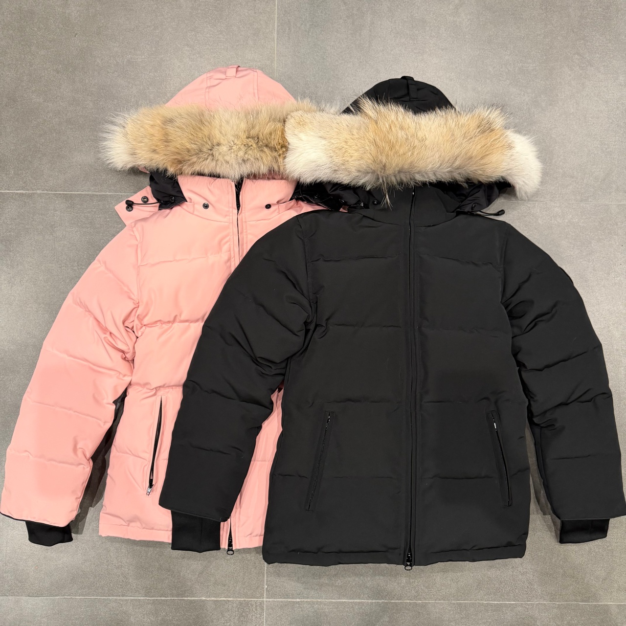 Designer Women Puffer Jackets coats Down Jacket Coat Thermal Top Female Real Wolf Fur Windbreaker coats women Outerwear Luxury down jackets