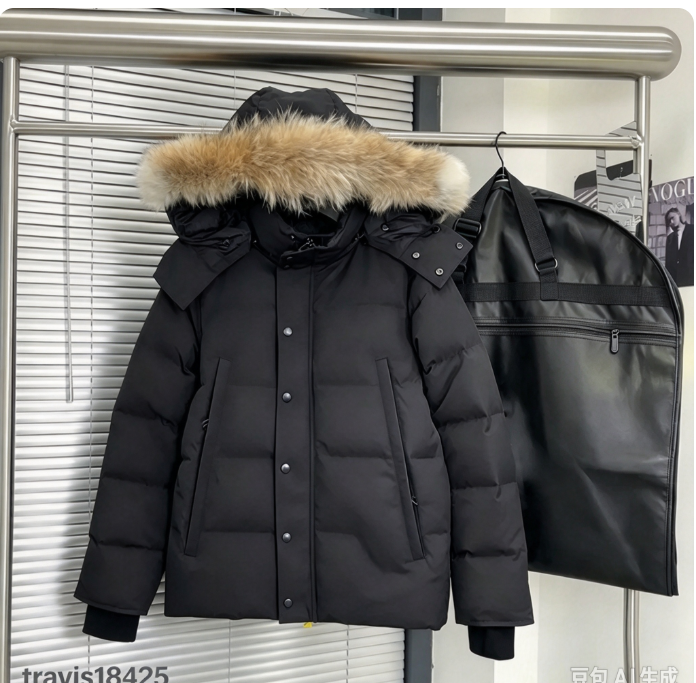 10A designer down jackets puffer jacket mens doudoune badge windbreaker canada jacket trend hooded fur collar parka thick warmth feather warm luxury