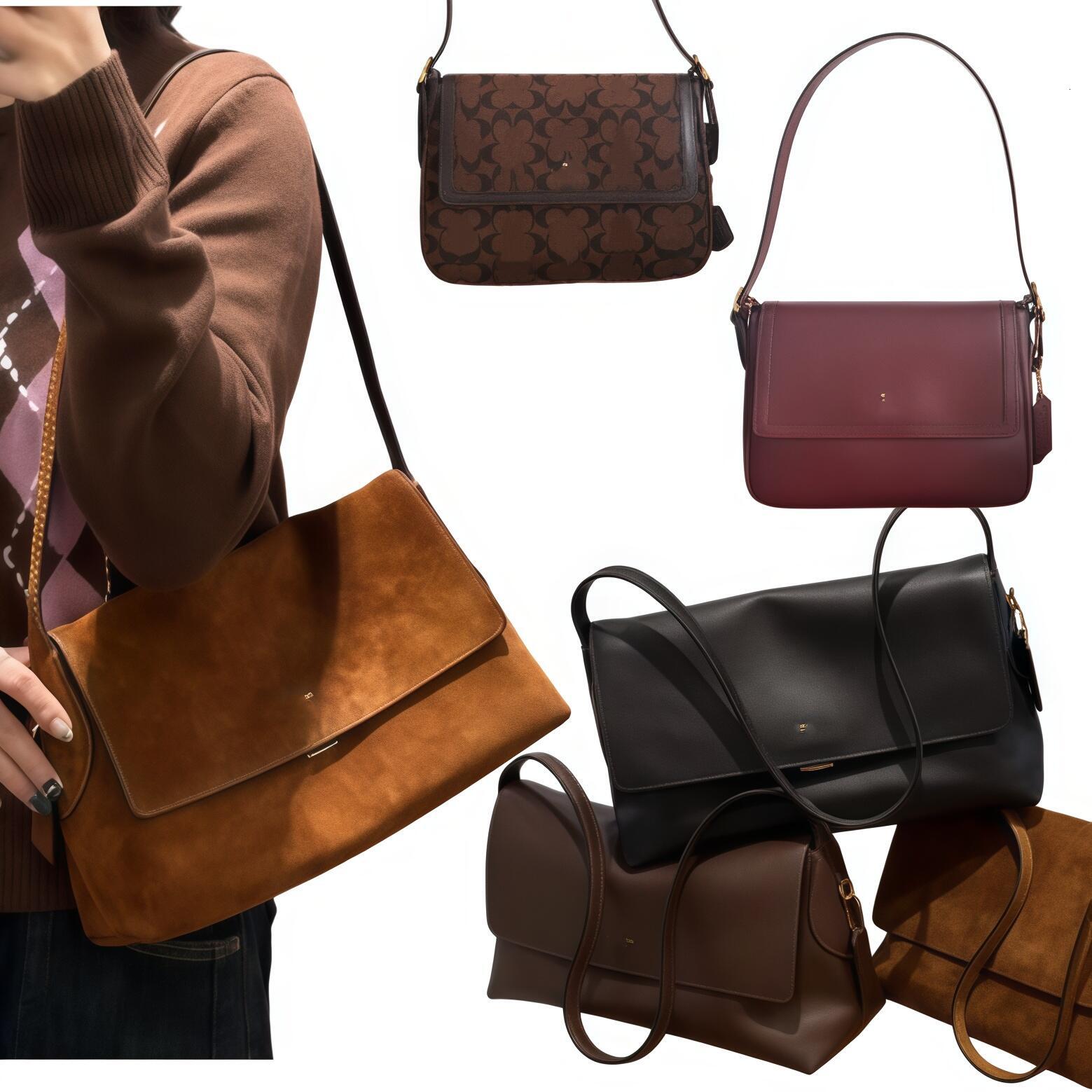Chelsea 30-36 designer luxury purse shoulder suede city hobo bag saddle handbag box flap leather brown black gold woman lady vintage city work trave