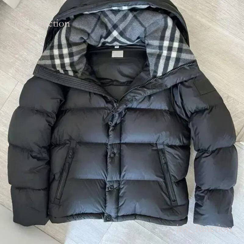 Burbellypuffer Jacket Mens Designer Jacket Winter Puffer Jacket Fashion Hooded Padded Down BurbePuffer Jacket Womens Windproof Warm Jacket Bur berri