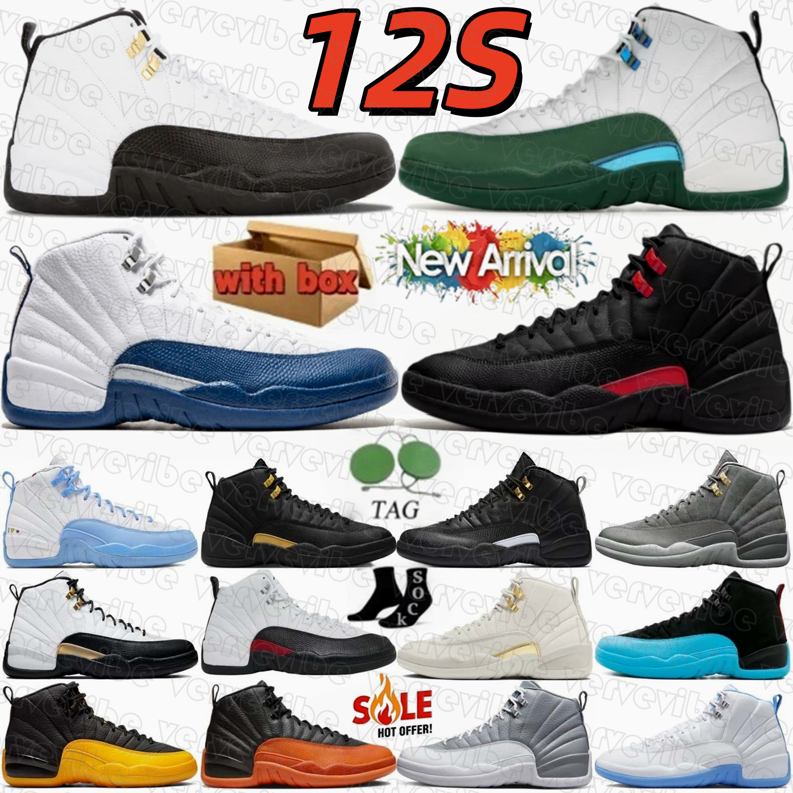 basketball shoes 12s Bucks Taxi Bloodline French Blue Flu Game Fireside Cherry Black University Gold Blueberry Barons Playoffs Field Purple with box