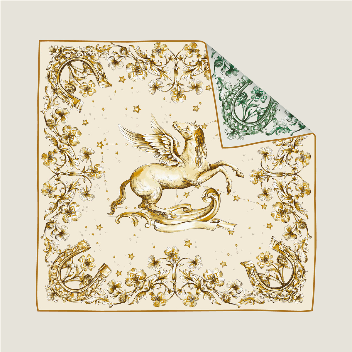 Foulard en soie à deux faces 90cm Femmes Châles de créateurs de luxe 90CM Écharpes Bandanas roulées à la main Foulard Femme Bandana Sac Accessoir