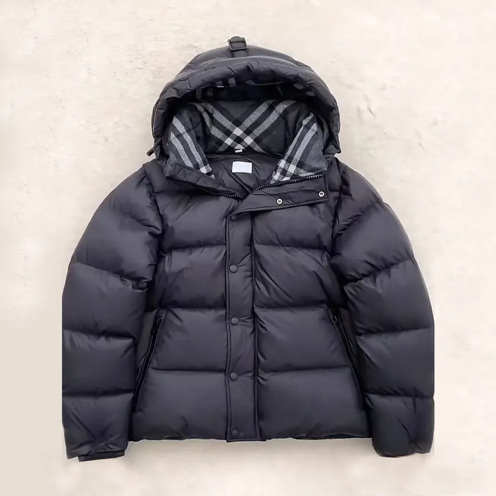 Designer Doudoune Puffer Jacket Down Parkas Mens Classic Loose Thick Hooded Sleeves Detachable Epaulet Coat Womens Windproof Warm Jacket