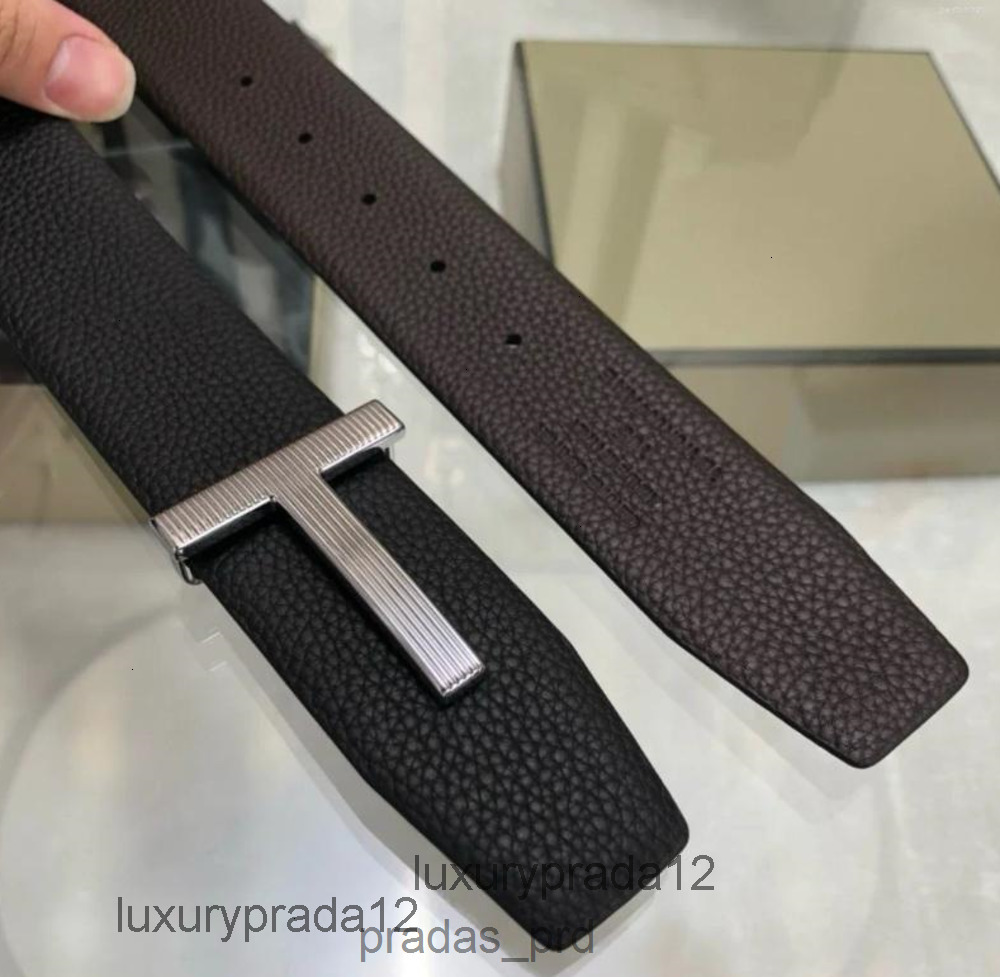 2026 10A Mens Belts High Quality Designer Belts Fashion T Letter Genuine Leather Belt Jeans Formal Cowskin Black W VUFL 8c TF Tom''Fordly&