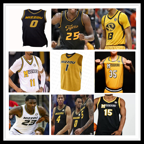 Maillot de basket-ball Trent Pierce Missouri Crawford Kennard Davis Jr. Jamier Jones Cord Stansberry Luke Northweather Annor Boateng Trent Burns
