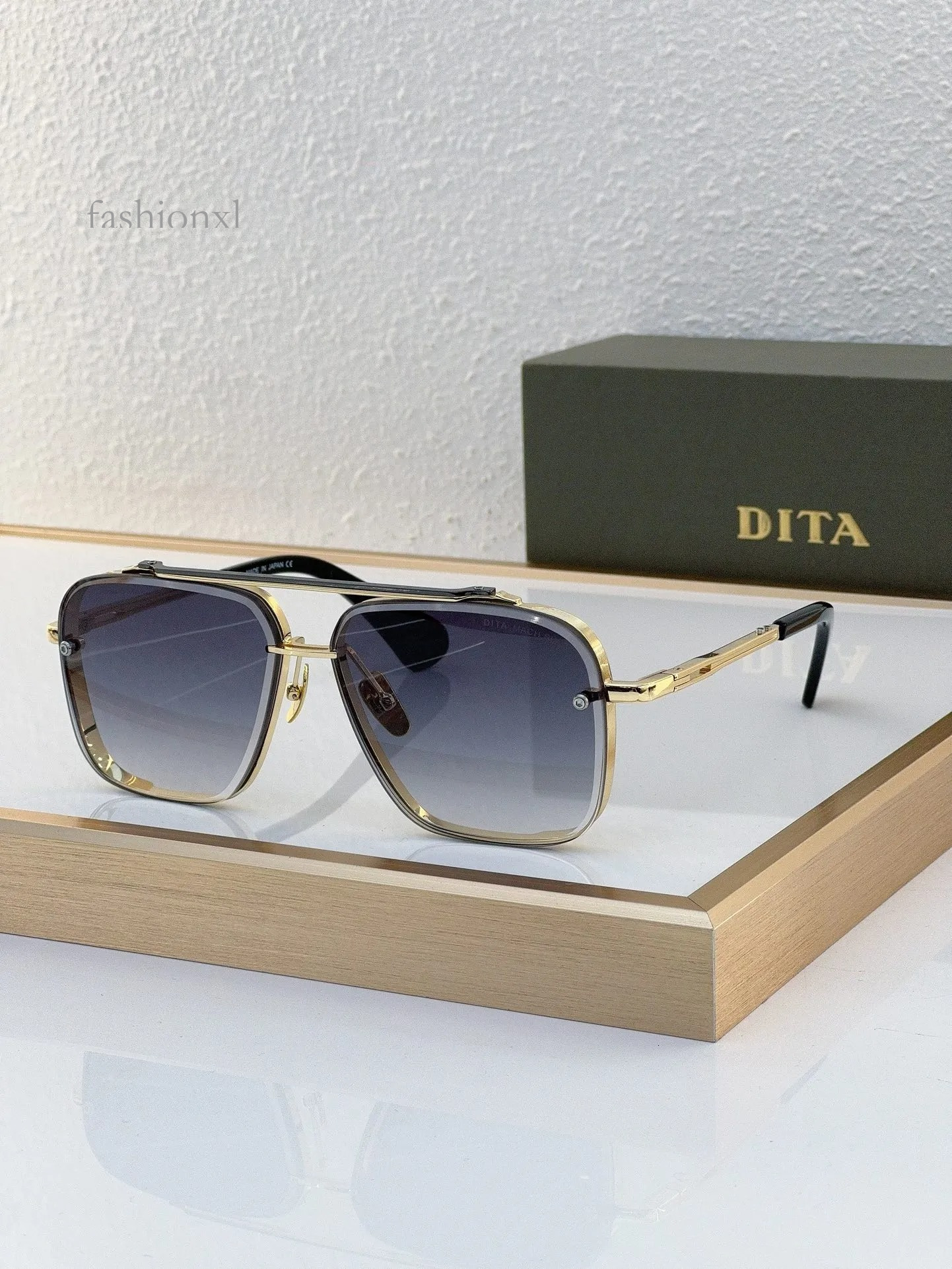 luxury dita sunglasses Vintage Pilot Square ditaes glasses Womens Mens Fashion Designer brand Shades Golden Frame Style Gradient Convenient ditasung