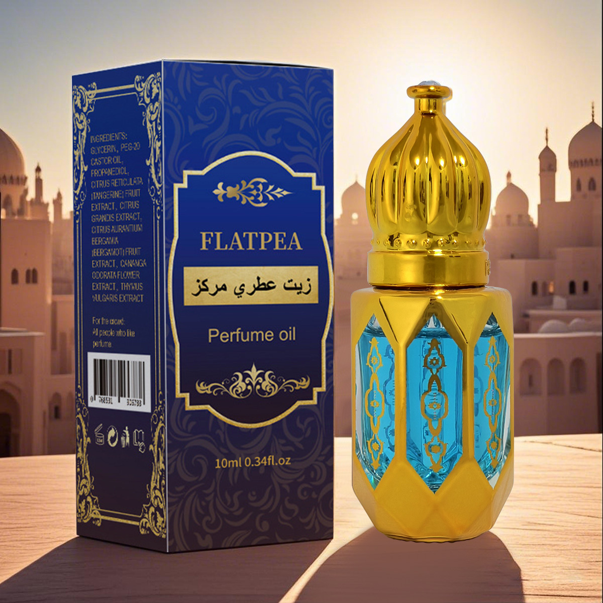 Hommes Cologne Dab sur huile de Parfum Parfum arabe longue durée Mini Parfum en gros personnalisé