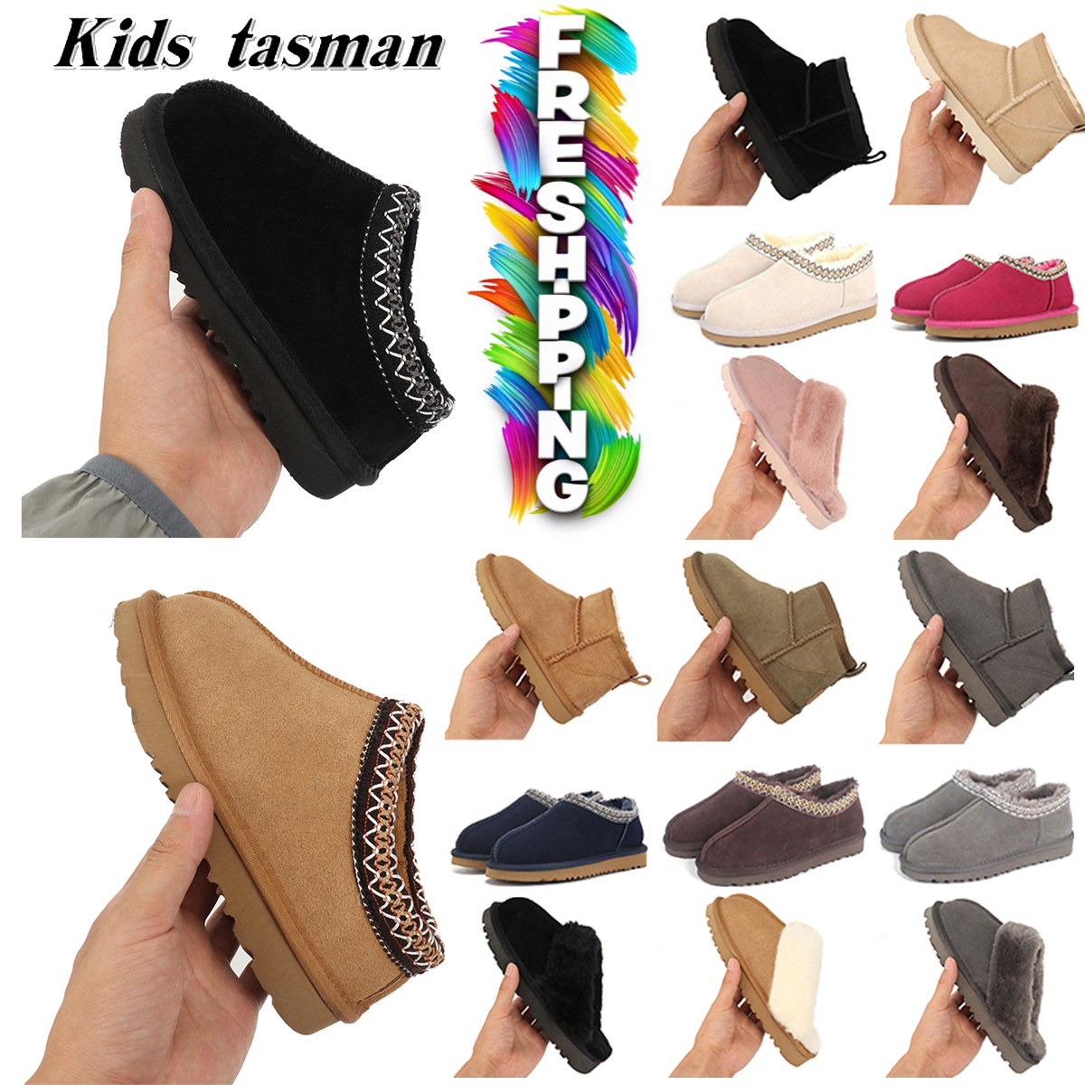 free shippin Kid Tasman tazz Slippers Toddler Shoes Australia Girl youth little Baby Child Children infant enfant Preschool Winter Snow Classic Ultr
