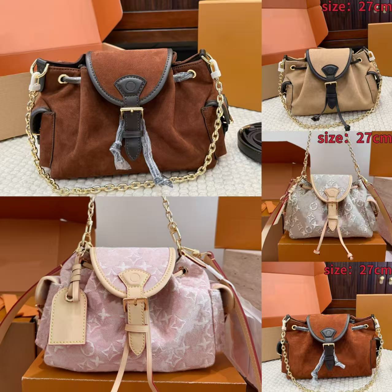 New designer Odyssee shoulder bag crossbody handbag drawstring design classic old woman handbag Large capacity backpack luxury bag