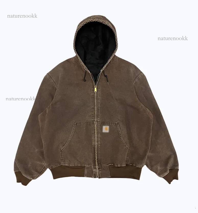 High Quality carhartlyity jacket Mens Designer Cotton Coat Luxury Detroit Classic Trend Workwear Vintage Classic Style carhartlyity Inspire 41a