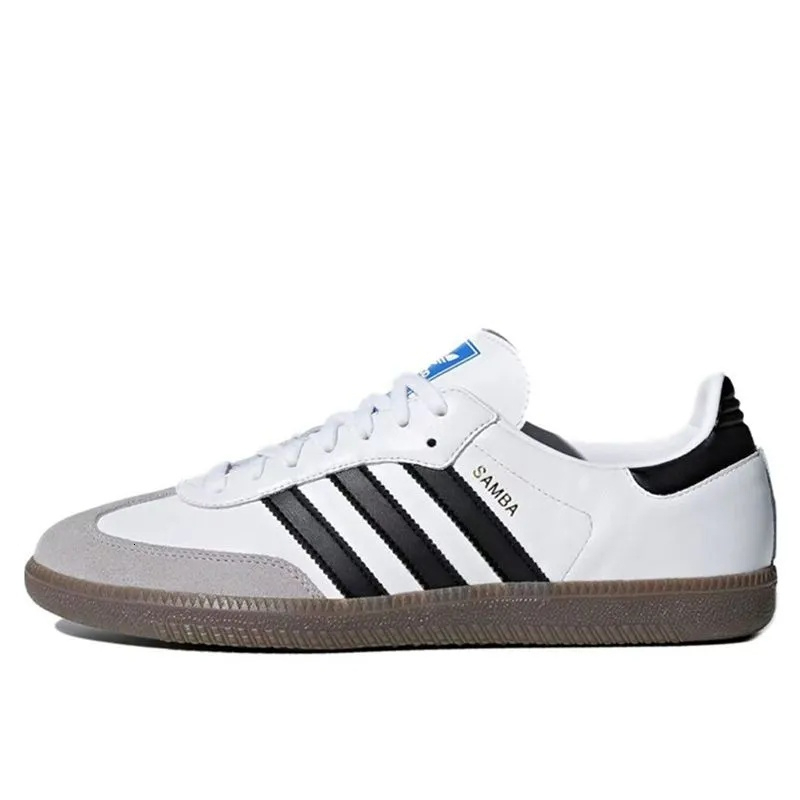 Designer Shoes Adidas Originals Samba OG Retro Casual Sneakers T Design Soft Upper hoes Fashion Daily Footwear Unisex Men Women Black White Gray Men