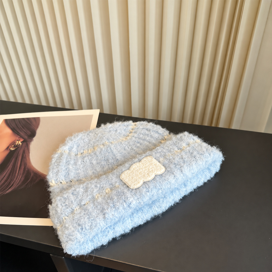 Designer Beanies Fashionable Knitting Hat Letter Geometric Pattern Versatile Dome Hats Windproof Warm Caps Thicken Knitted Beanie Skull Caps Outd