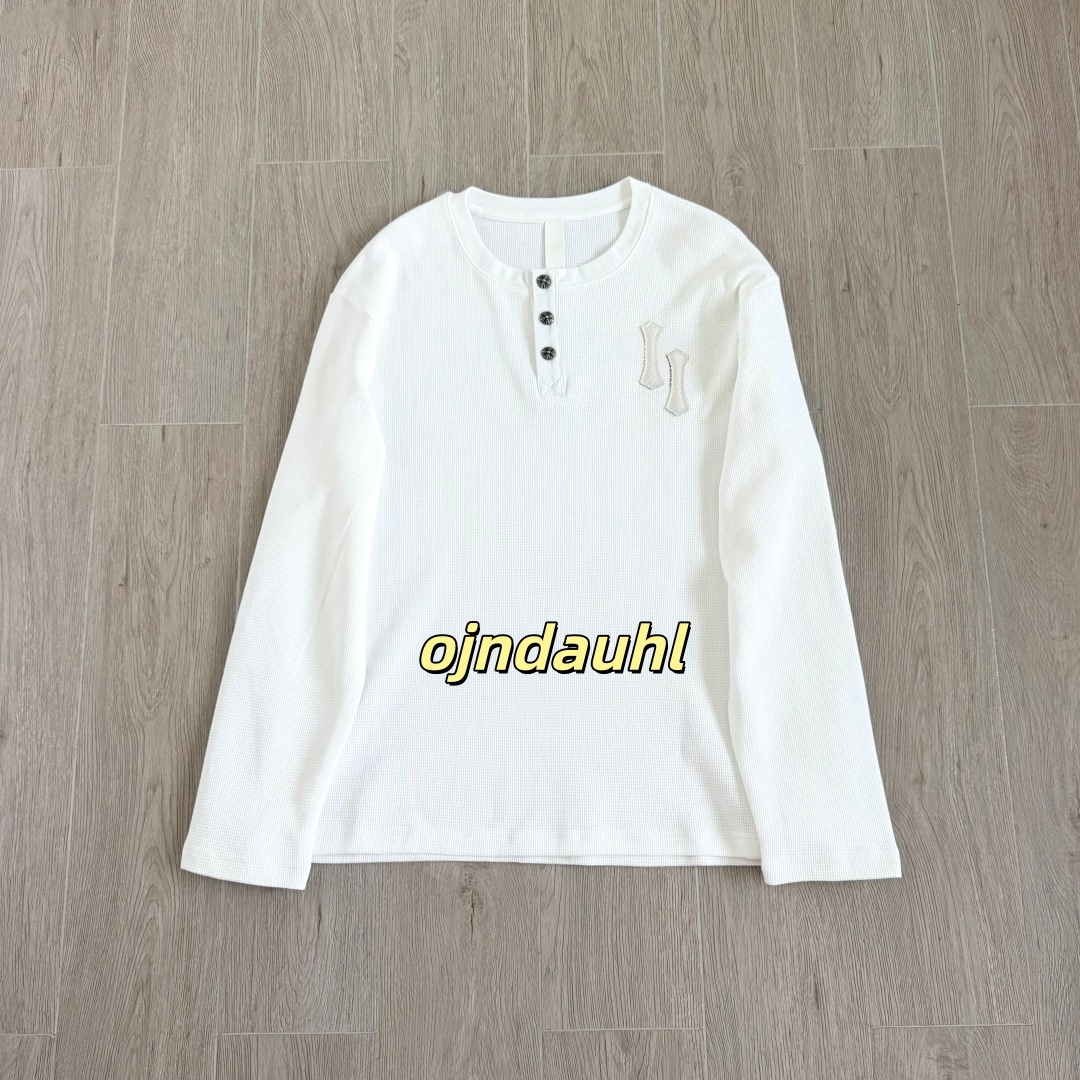 hoodie designer Sweatshirt Men's T-Shirts Henley Shirt Basic Cotton Sweatshirt Casual Solid Breathable t Shirts Pullover Sweatshirt
