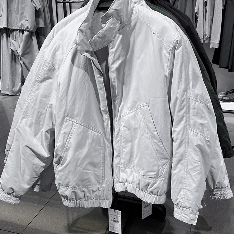 Veste d'hiver rembourrée de styliste, col montant, coupe ample, fermeture éclair, manteau en coton matelassé, épais et chaud, vêtements d'extérie