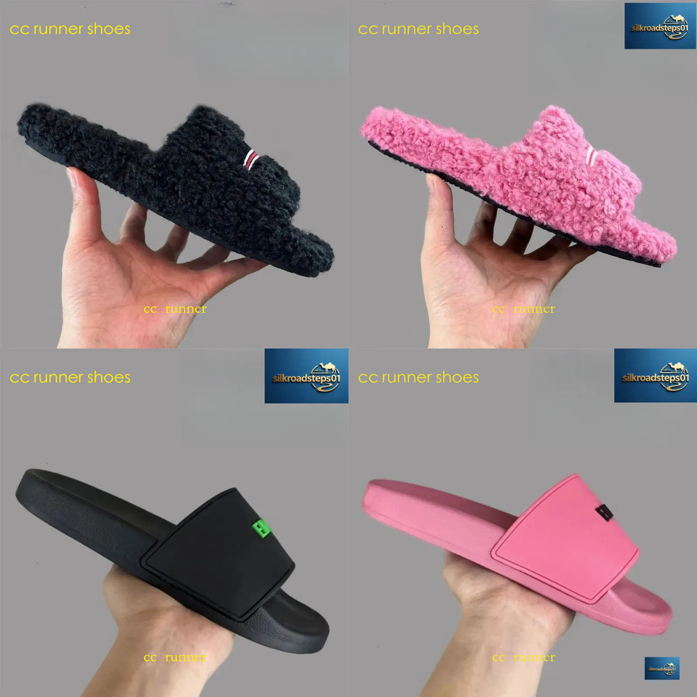 Homewear Slide Hommes Femmes Fourrure Diapositives Furry Pantoufles Designer Mules Automne Hiver Chaussures Paris Luxe Confortable Fuzzy Flip Flo
