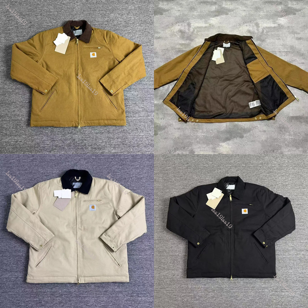 Carhartness Jacket Men Designer Jacket Vintage Windbreaker Veste Doudoune Luxe Cardigan Sweatshirt Mens Jacket Detroit Streatwear Car Harttly Jacket