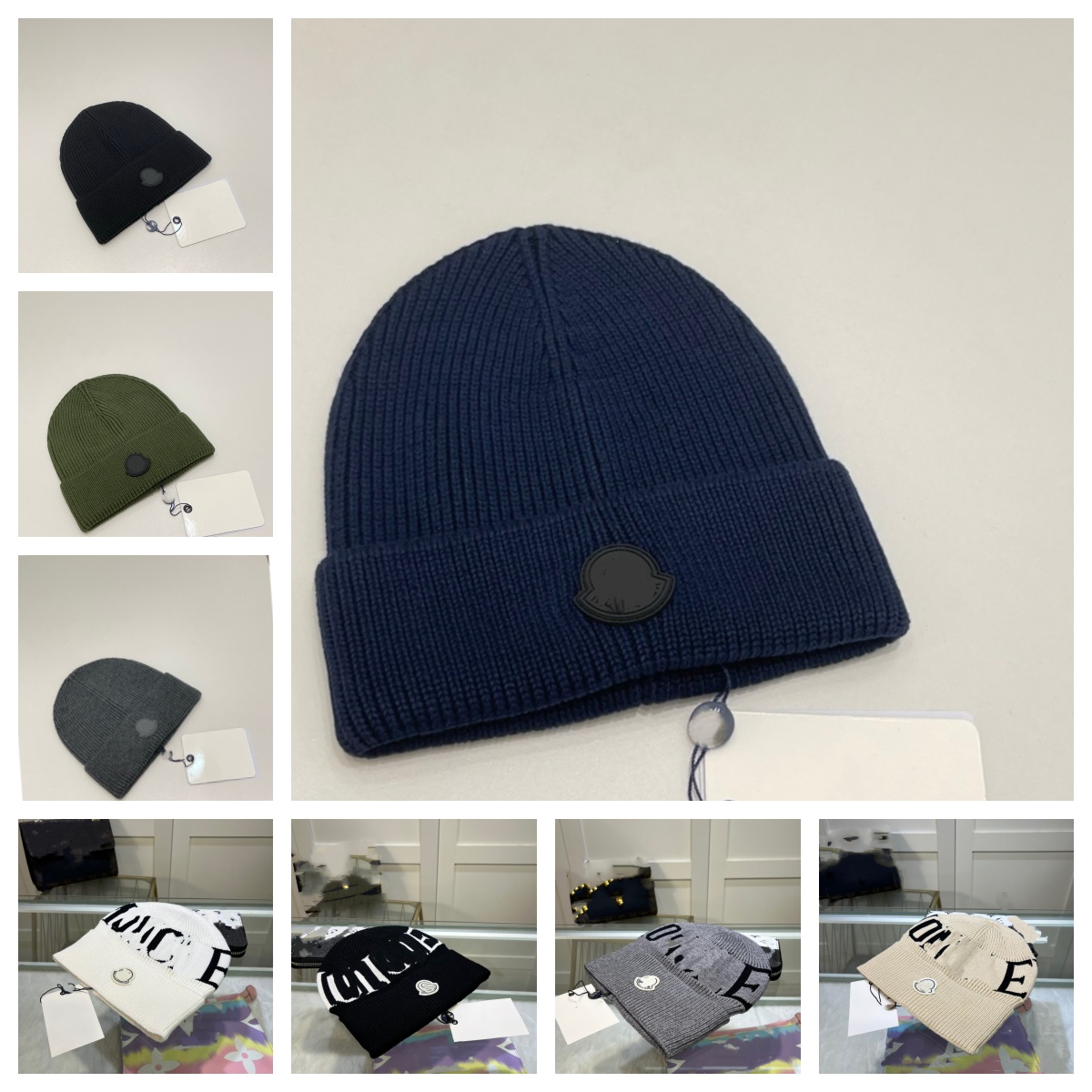 Classic model Fashion Knit Designer beanie Hat Unisex bonnet Winter Skullcap Classic Solid Color Cuffed Knitted Hat for Daily Street Wear Solid Colo