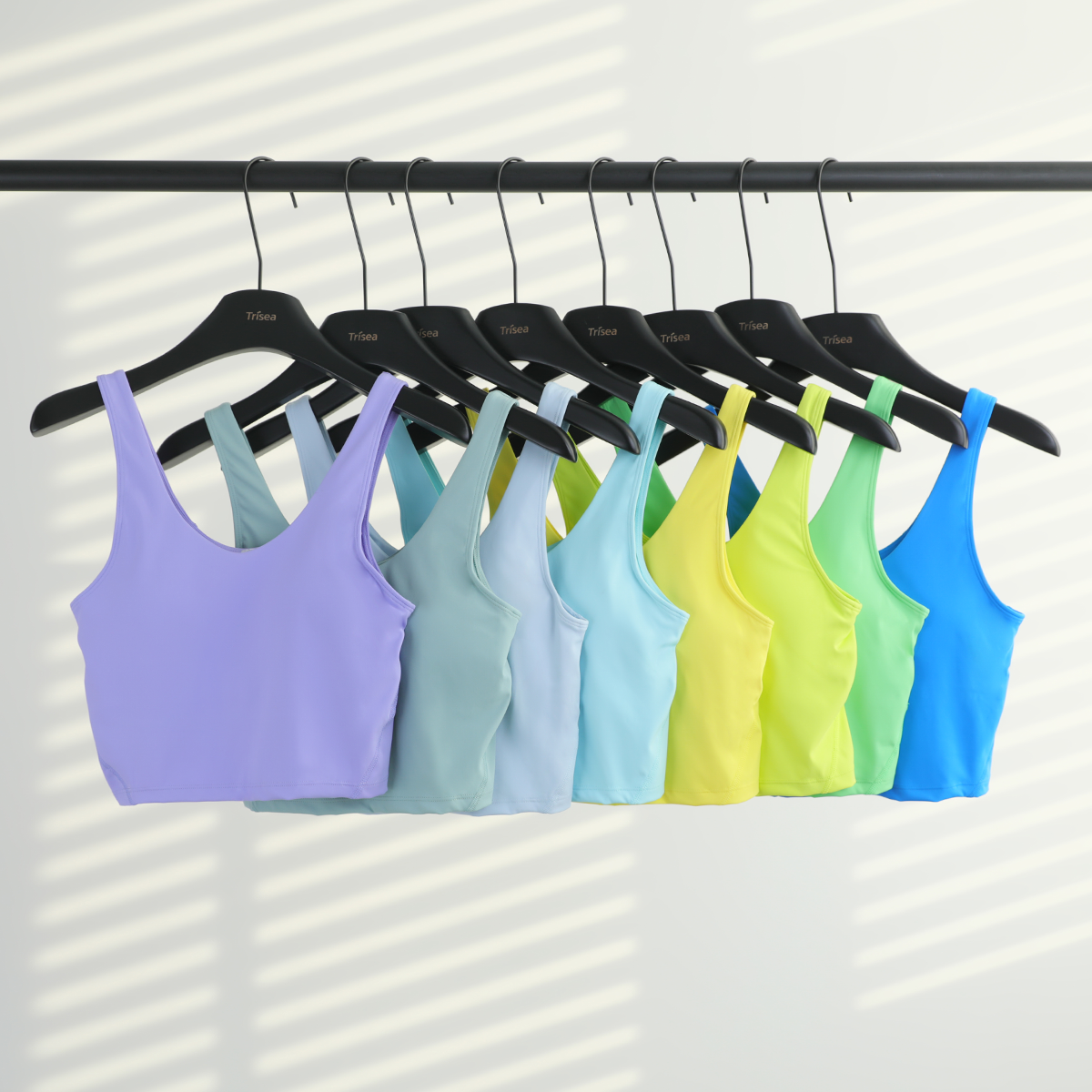 Women's Yoga Workout Wear Sports Bra Fitness Top U-Shaped Outdoor Running Gym Sports Bra Fancy Wire-Free Bra with Padded Cup