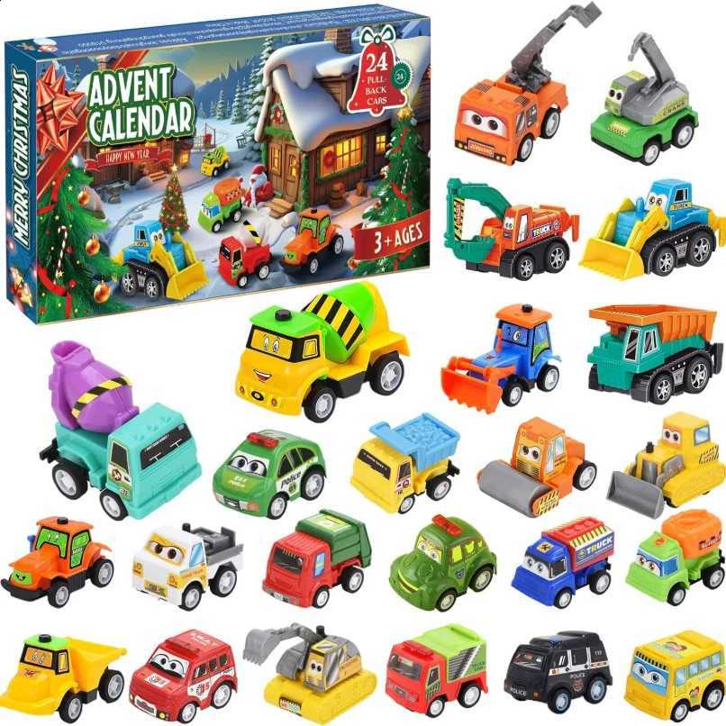 Blind box 2026 Advent Calendar for Kids Boys 24 Days to Christmas Countdown Calendar with Refreshment Car Set X261006
