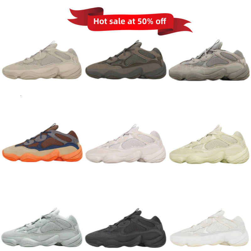 Designer Shoes Adidas Yeezy Boost 500 Cushion Running Men Women Vintage Sneakers Low top Comfortable Fashion Casual Shoes Running Shoes