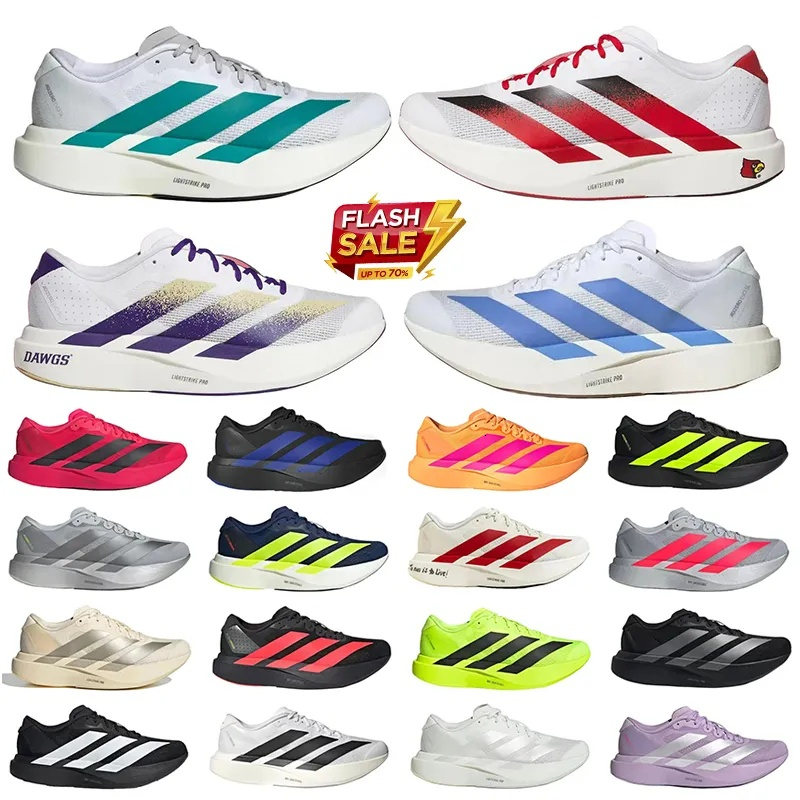 Free shipping Adidas Adizero Evo SL running shoes sneakers Low Top Skate Shoe Upper rubber Lac Up designer Footwear women Trainers shoe runner hot c