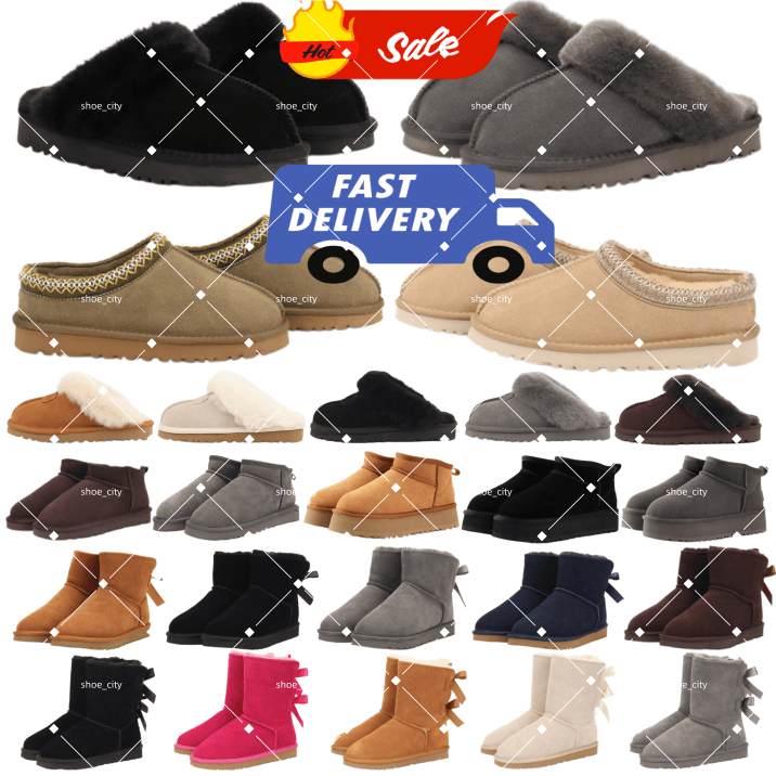 designer snow swomens swomen boots women tasman tazz womens suede bootes Australia purple khaki silver white keep warm winter outdoor sandals cheaps