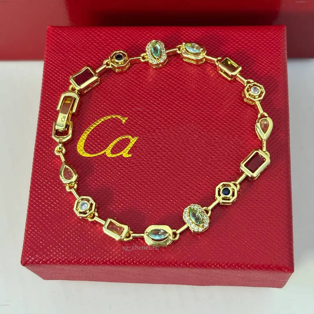 Bracelet designer luxury for diamonds gem bracelets 12A high quality alphabet valentine gift elegant women bracelet very good