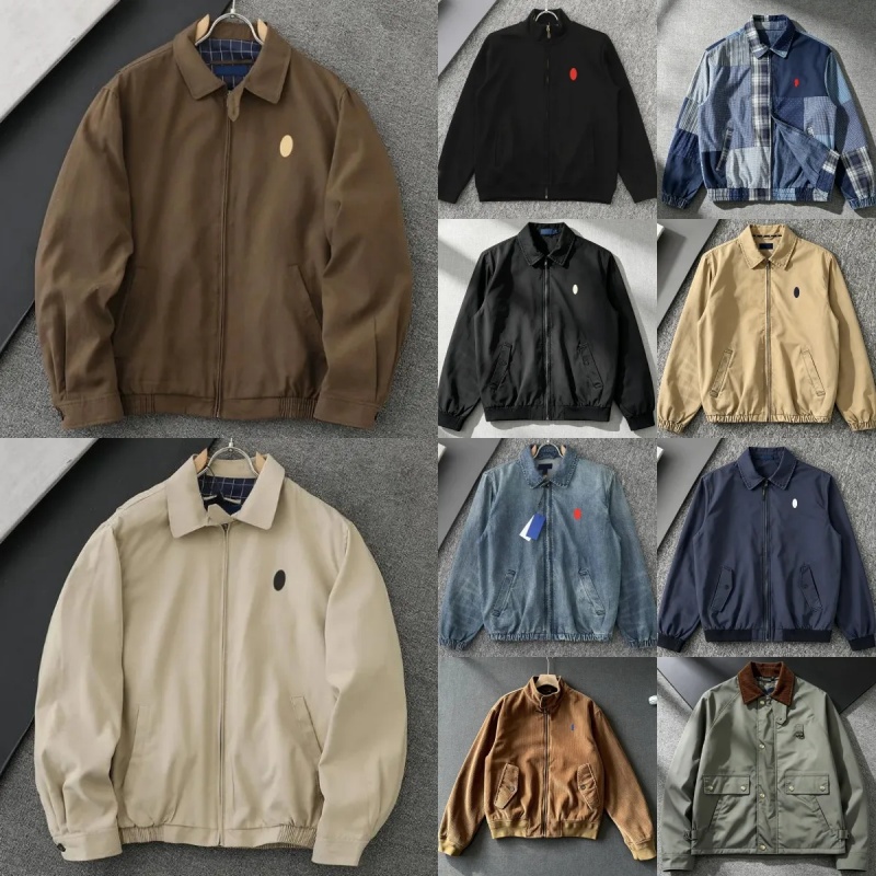 raIph 1aurend polo Designer jacket Mens jackets Zipper Polo jacket Men coat Business Casual Jogger Tracksuits Tops Horse Jacket Set Casual Half Laur