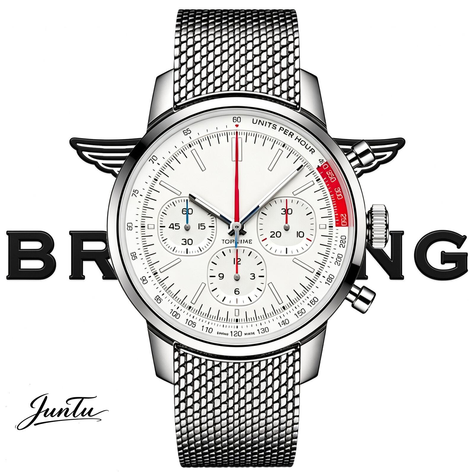 2027 60+ Montres Breitlinlyness de luxe pour hommes Chronomat Montre élégante Montre Breitlinlyity Mouvement automatique / montre à quartz avec b